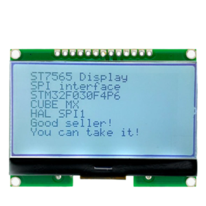 Wyświetlacz LCD Szary GMG12864-06D SPI